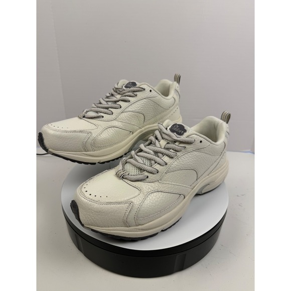 Dr Comfort Orthopedic Shoes for Custom Insomes Women's White Leather Walking 9W